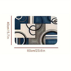 1PC Modern Soft Kitchen Rug Cushioned Non Slip Set