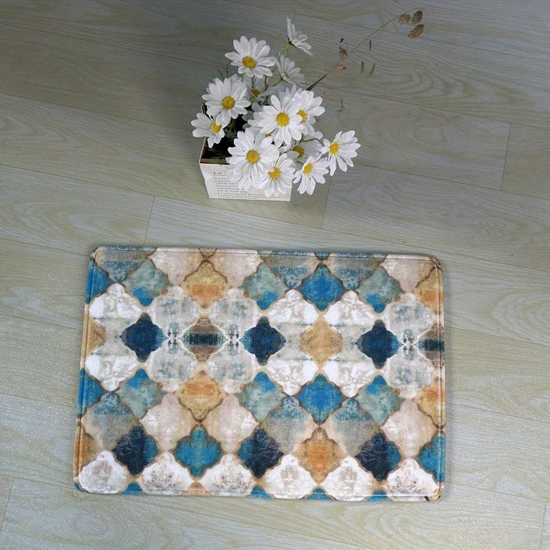 Morocco Vintage Kitchen Rug Set Anti Fatigue