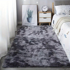Ultra Soft Plush Rainbow Area Rug Non-slip Waterproof Shaggy Throw Rugs