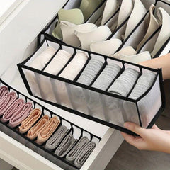 3pcs Fabric Underwear Storage Boxes Clothes Organizer Drawers