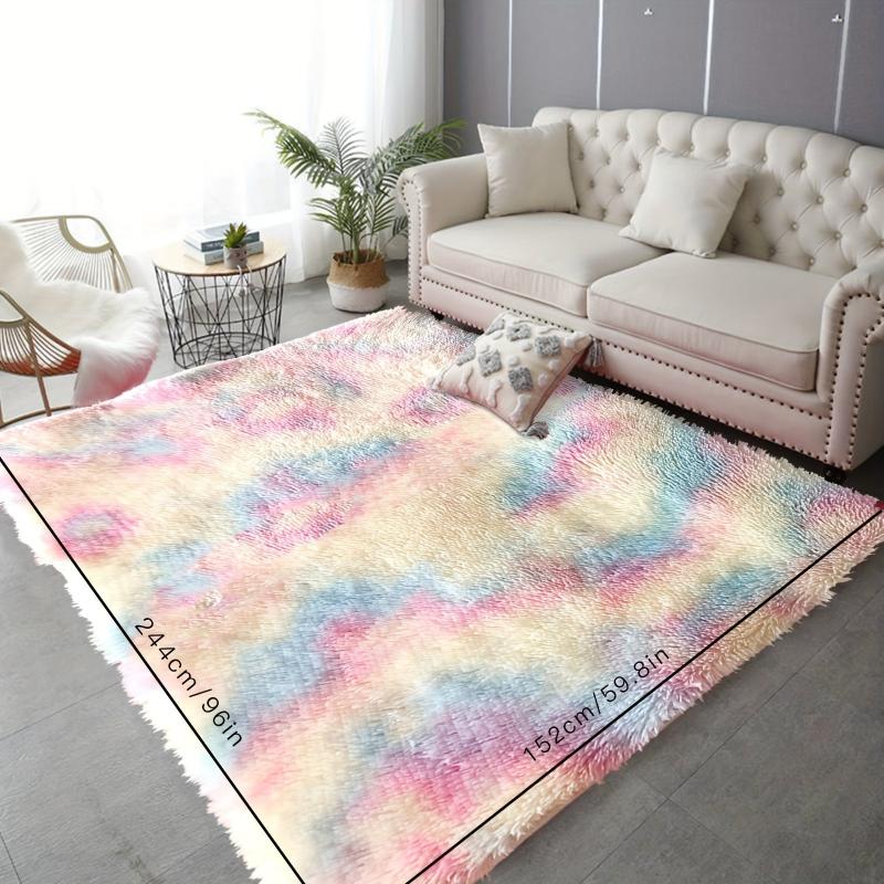 Soft Plush Bedroom Carpet for Girls' Room