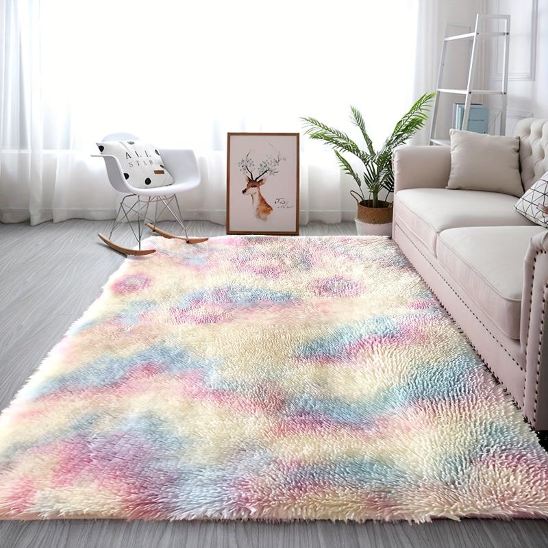 Soft Plush Bedroom Carpet for Girls' Room