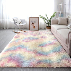 Soft Plush Bedroom Carpet for Girls' Room