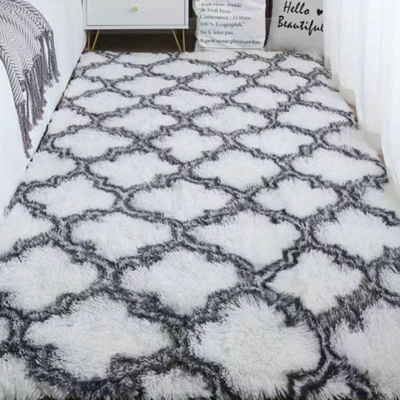 Soft Fluffy Shag Area Rugs For Living Room Shaggy Floor Carpet