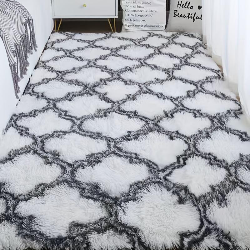Soft Fluffy Shag Area Rugs For Living Room Shaggy Floor Carpet