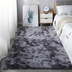 Soft Plush Shag Area Rugs Tie Dyed Fluffy Shaggy Floor Carpet
