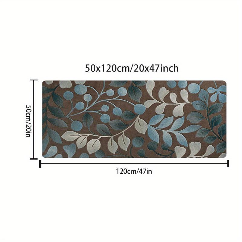 Soft Moroccan Area Rug Non-Slip Floral Indoor Outdoor Runner