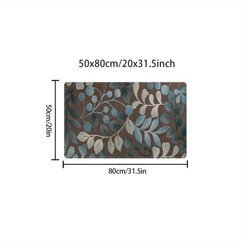 Soft Moroccan Area Rug Non-Slip Floral Indoor Outdoor Runner