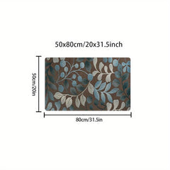 Soft Moroccan Area Rug Non-Slip Floral Indoor Outdoor Runner