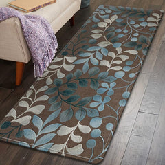 Soft Moroccan Area Rug Non-Slip Floral Indoor Outdoor Runner
