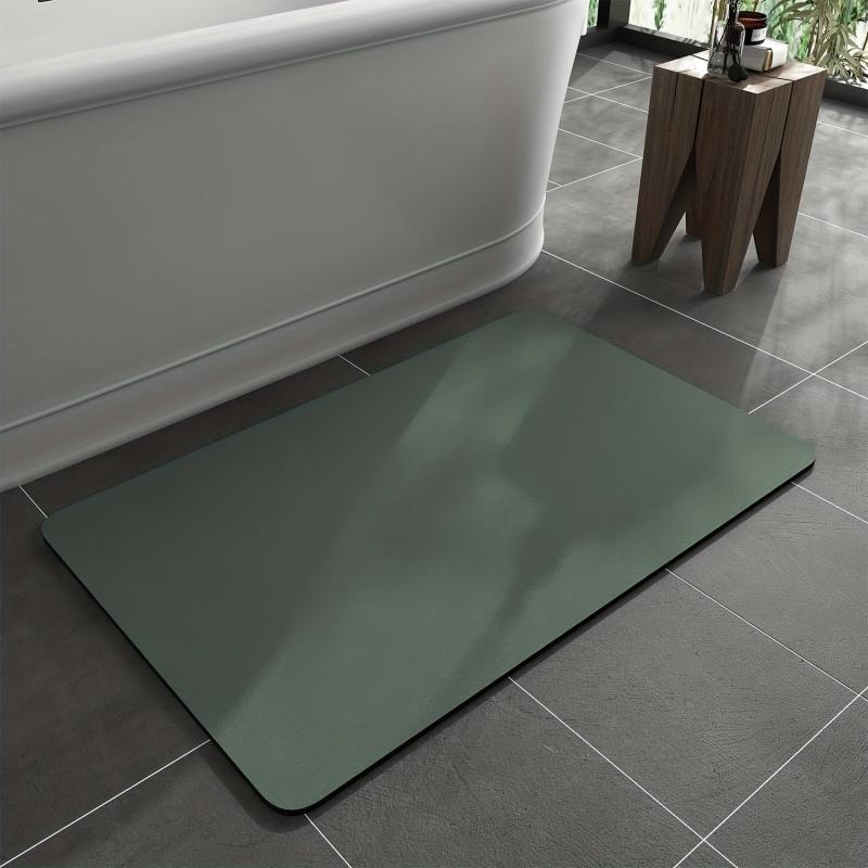 Soft Diatom Mud Non Slip Bath Mat Rug Quick Dry Absorbent Thin Bathroom Rugs