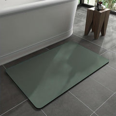 Soft Diatom Mud Non Slip Bath Mat Rug Quick Dry Absorbent Thin Bathroom Rugs