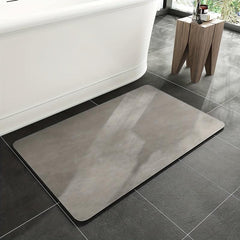 Soft Diatom Mud Non Slip Bath Mat Rug Quick Dry Absorbent Thin Bathroom Rugs