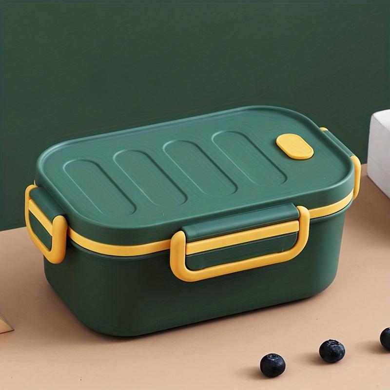 Portable Double layer Lunch Box Separate Outdoor Bento Box Leakproof