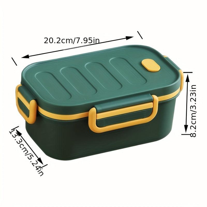 Portable Double layer Lunch Box Separate Outdoor Bento Box Leakproof