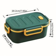 Portable Double layer Lunch Box Separate Outdoor Bento Box Leakproof