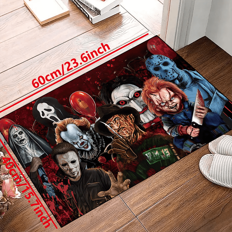 Horror Anime Carpet Movie Character Floor Rug Halloween Indoor Mat