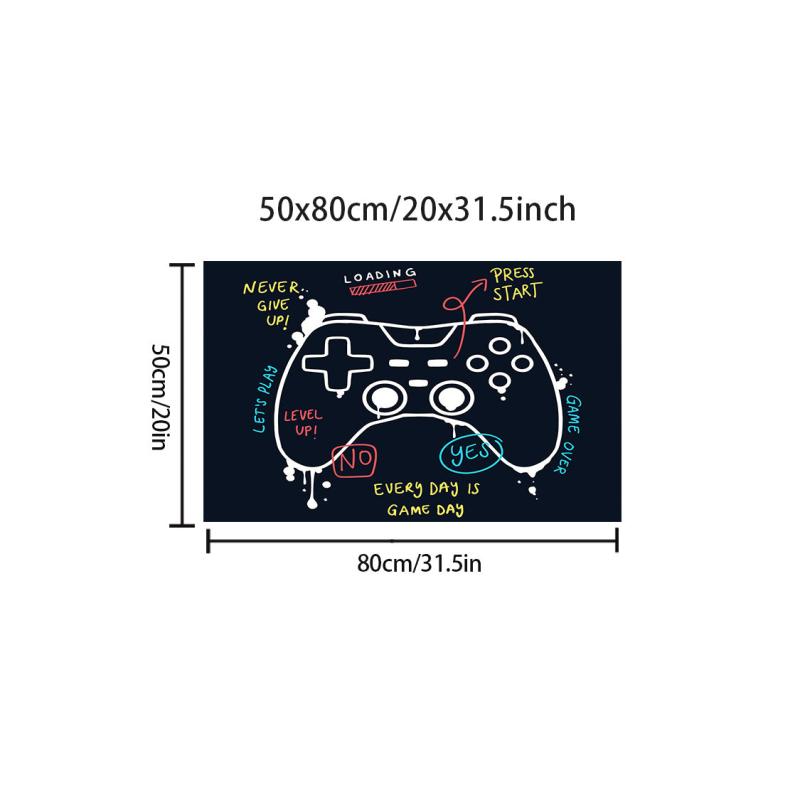 3D Game Controller Printed Rug Non slip Bedroom Game Crawl