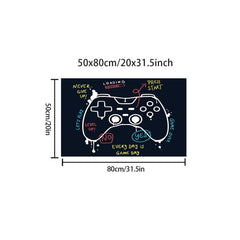 3D Game Controller Printed Rug Non slip Bedroom Game Crawl