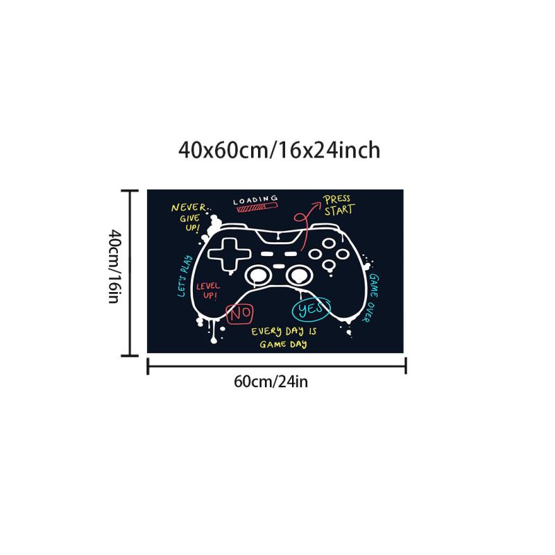 3D Game Controller Printed Rug Non slip Bedroom Game Crawl
