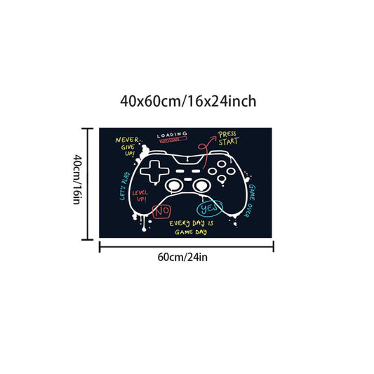 3D Game Controller Printed Rug Non slip Bedroom Game Crawl