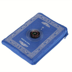 Portable Travel Prayer Mat With Compass Waterproof Polyester