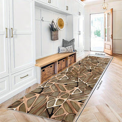 Modern Abstract 2'X10' Runner Rug Soft Laundry Room Long Oriental Hallway Mat