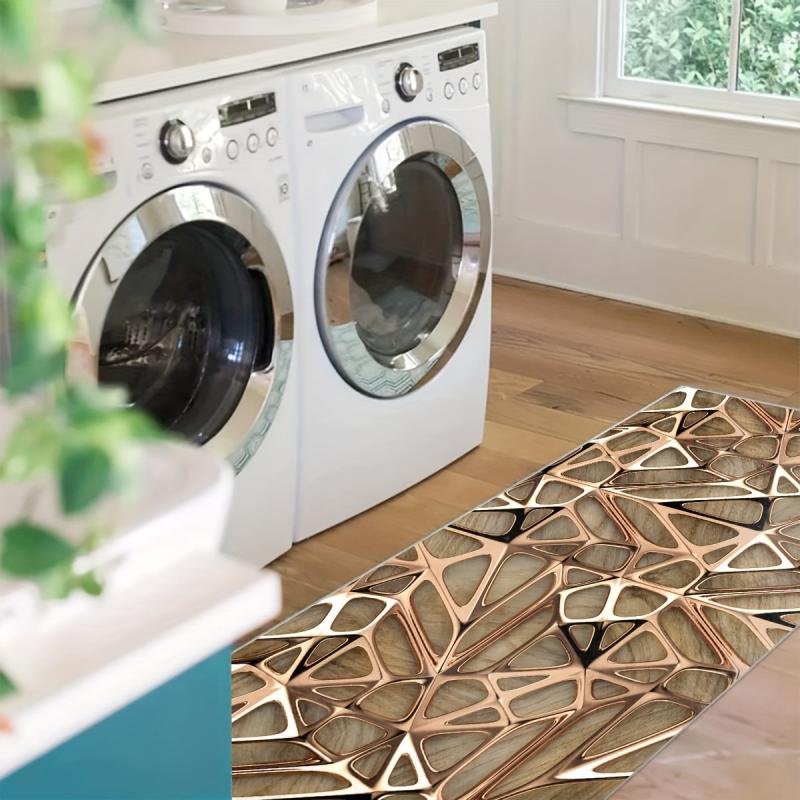 Modern Abstract 2'X10' Runner Rug Soft Laundry Room Long Oriental Hallway Mat