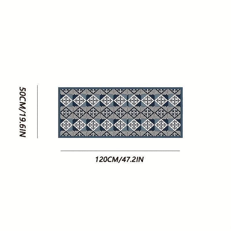 Modern Geometric Runner Rugs Soft Laundry Room Rug Long Hallway Rug