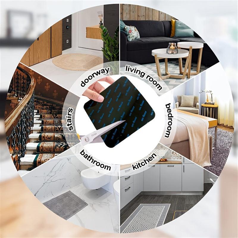 8pcs Rug Gripper Double Sided Non Slip Rug Pads Washable Area Rug Pad