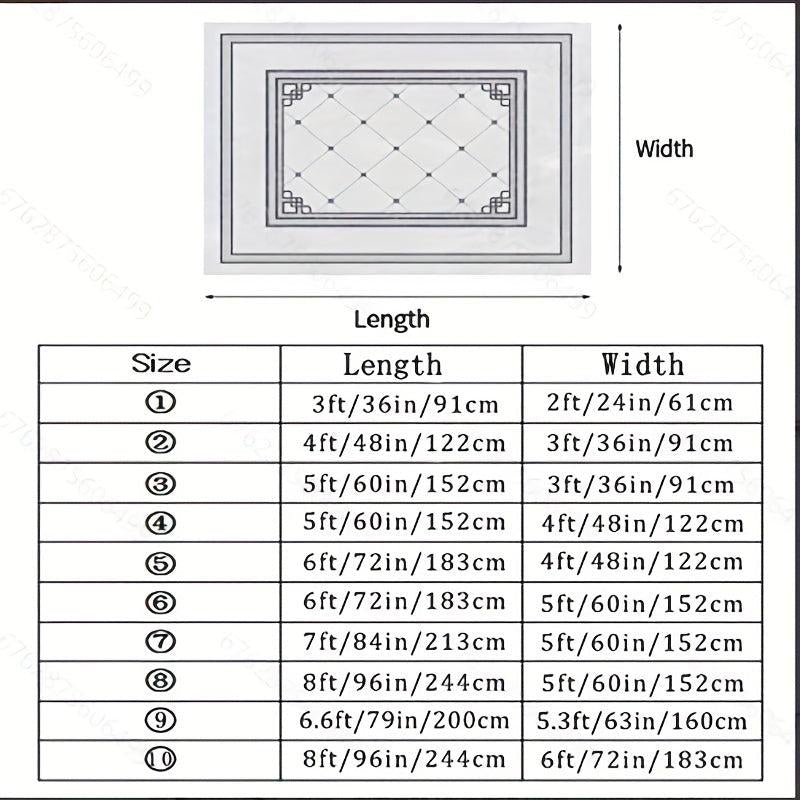 Soft Area Rug Modern Anti-Fatigue Shaggy Floor Carpet