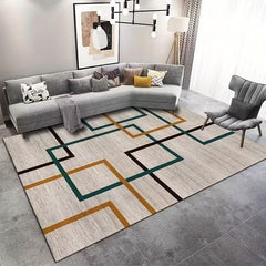 Soft Area Rug Modern Anti-Fatigue Shaggy Floor Carpet