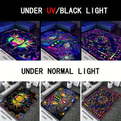 Soft Non Slip Yoga Mat Flannel Carpet for Home Bathroom