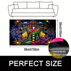 Soft Non Slip Yoga Mat Flannel Carpet for Home Bathroom