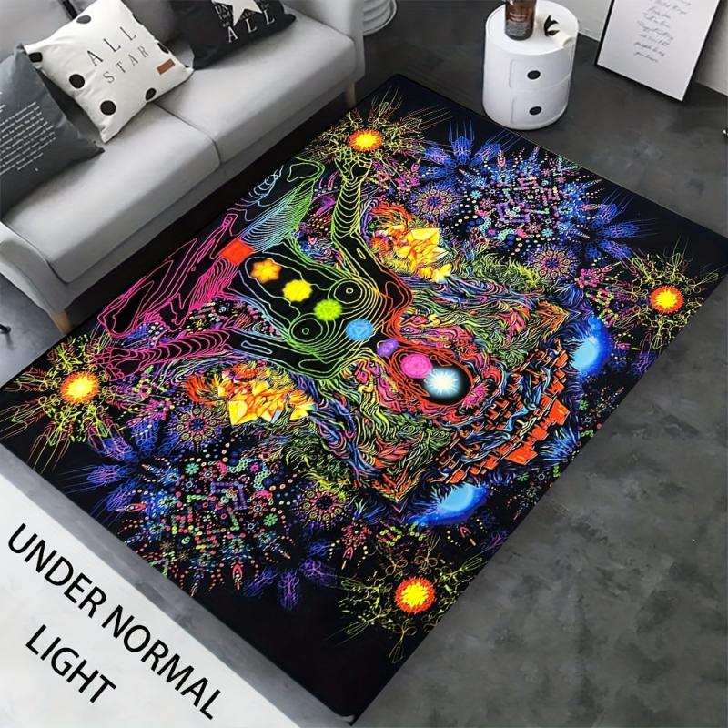 Soft Non Slip Yoga Mat Flannel Carpet for Home Bathroom