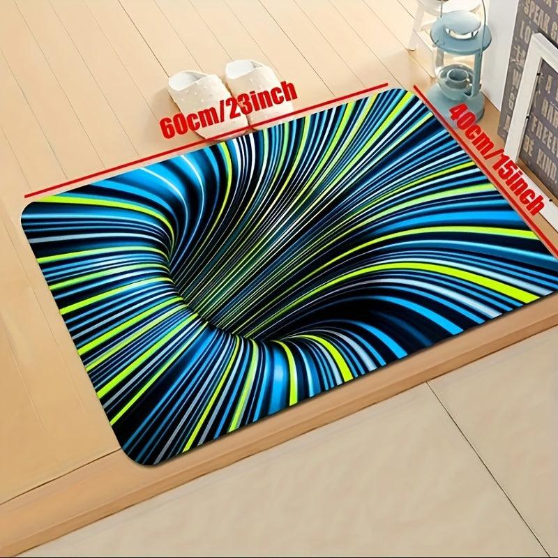 Soft Shaggy Area Rug Non Slip 3D Vision Mat for Living Bedroom Game Room