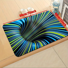 Soft Shaggy Area Rug Non Slip 3D Vision Mat for Living Bedroom Game Room