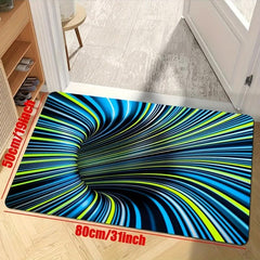 Soft Shaggy Area Rug Non Slip 3D Vision Mat for Living Bedroom Game Room