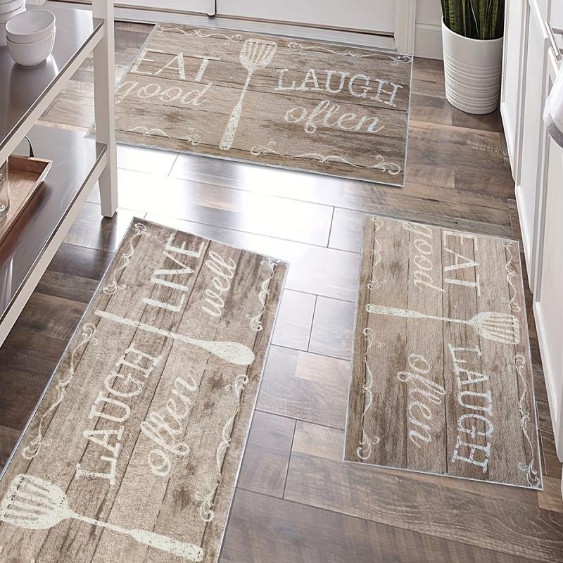 Non Slip Patterned Kitchen Floor Mat Soft and Durable Home Decor