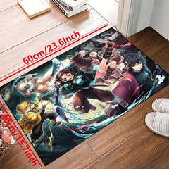 Manga Print Floor Mat Non-slip Resistant Rug