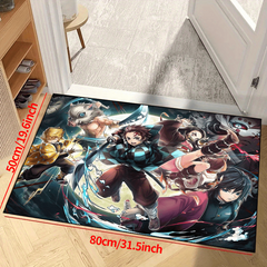 Manga Print Floor Mat Non-slip Resistant Rug