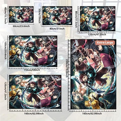 Manga Print Floor Mat Non-slip Resistant Rug