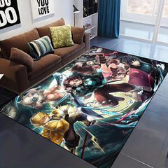 Manga Print Floor Mat Non-slip Resistant Rug