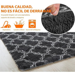 Soft & Plush Shag Area Rug - Non Slip & Machine Washable