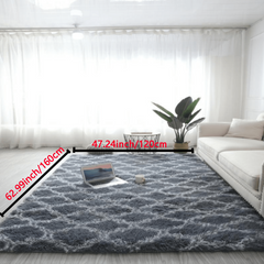 Soft & Plush Shag Area Rug - Non Slip & Machine Washable