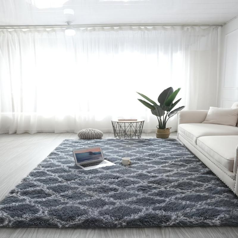 Soft & Plush Shag Area Rug - Non Slip & Machine Washable