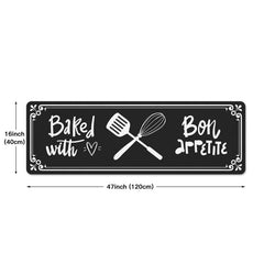 Soft Thickened Kitchen Floor Mat Non slip Waterproof Dirt resistant
