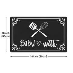 Soft Thickened Kitchen Floor Mat Non slip Waterproof Dirt resistant