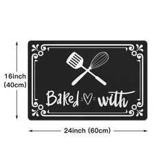 Soft Thickened Kitchen Floor Mat Non slip Waterproof Dirt resistant