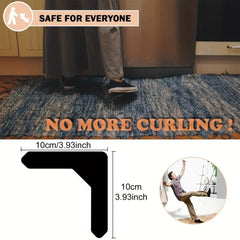 Rug Grippers Anti Curling Carpet Tape Non Slip Area Keeps Rug In Place